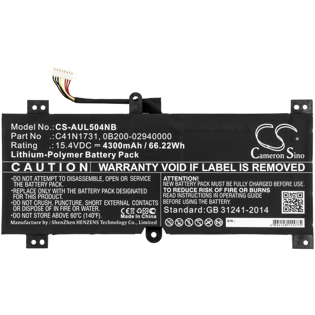 Notebook battery Asus ROG SCAR II GL504GV-ES015T