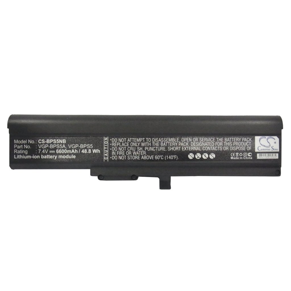Notebook battery Sony VAIO VGN-TX90S