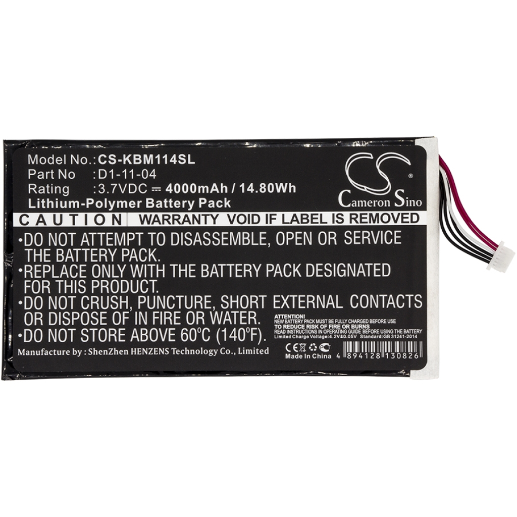 Baterija za Ebook, eReader Kobo CS-KBM114SL
