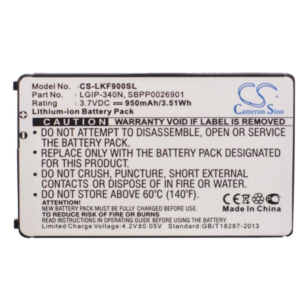 Mobile Phone Battery LG VU PLUS GR700