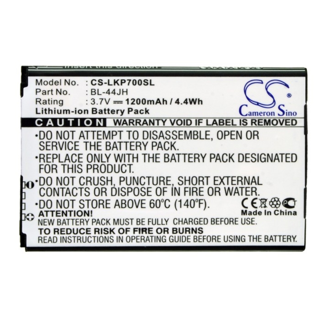 Mobile Phone Battery LG Optimus P700
