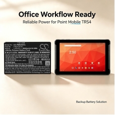 Compatible battery replacement for Point mobile TR54-BTSC