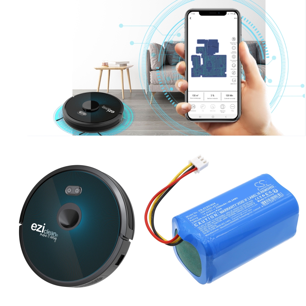 Baterija za usisavač Robojet CS-ZCX510VX