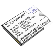 Compatible battery replacement for Bluebird 355040040,BAT-EF500_S,BAT-EF50S,BAT-EF50X,BAT-EF50X_E