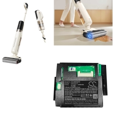 Compatible battery replacement for Dreame W2418J-0F