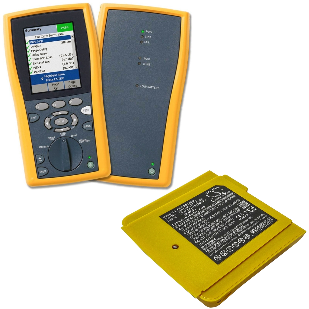 Kompatibilna zamjena baterije za Fluke BP7440,DTX-LION
