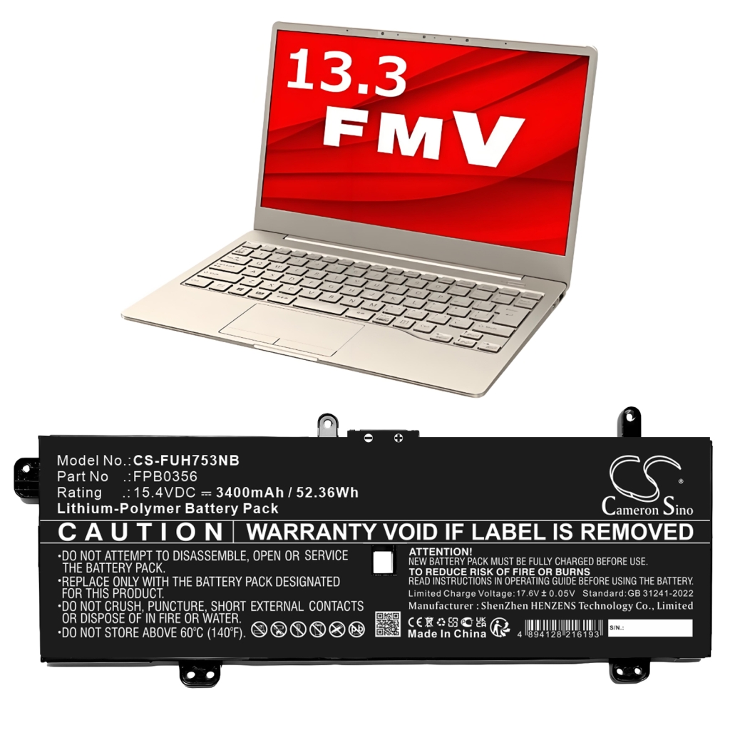 Tablet Battery Fujitsu CS-FUH753NB