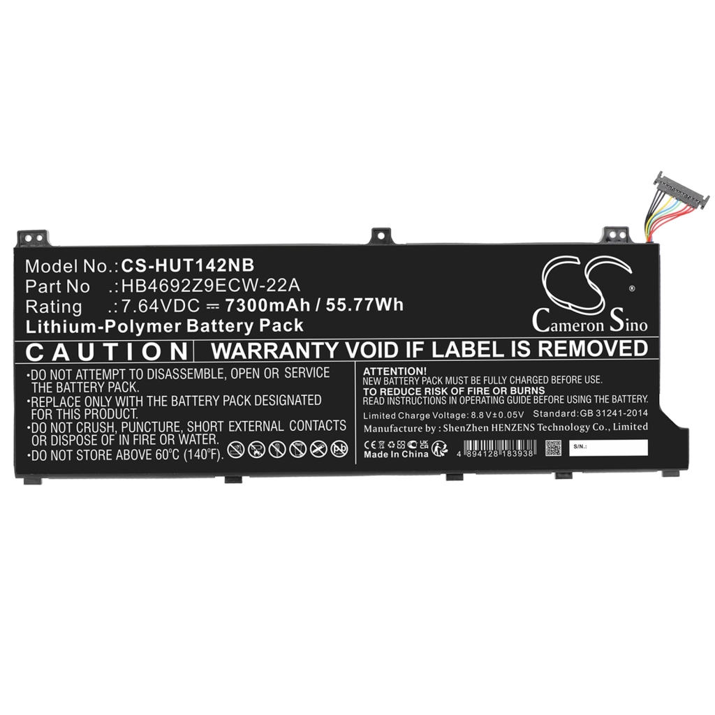 Kompatibilna zamjena baterije za Huawei HB4692Z9ECW-22A