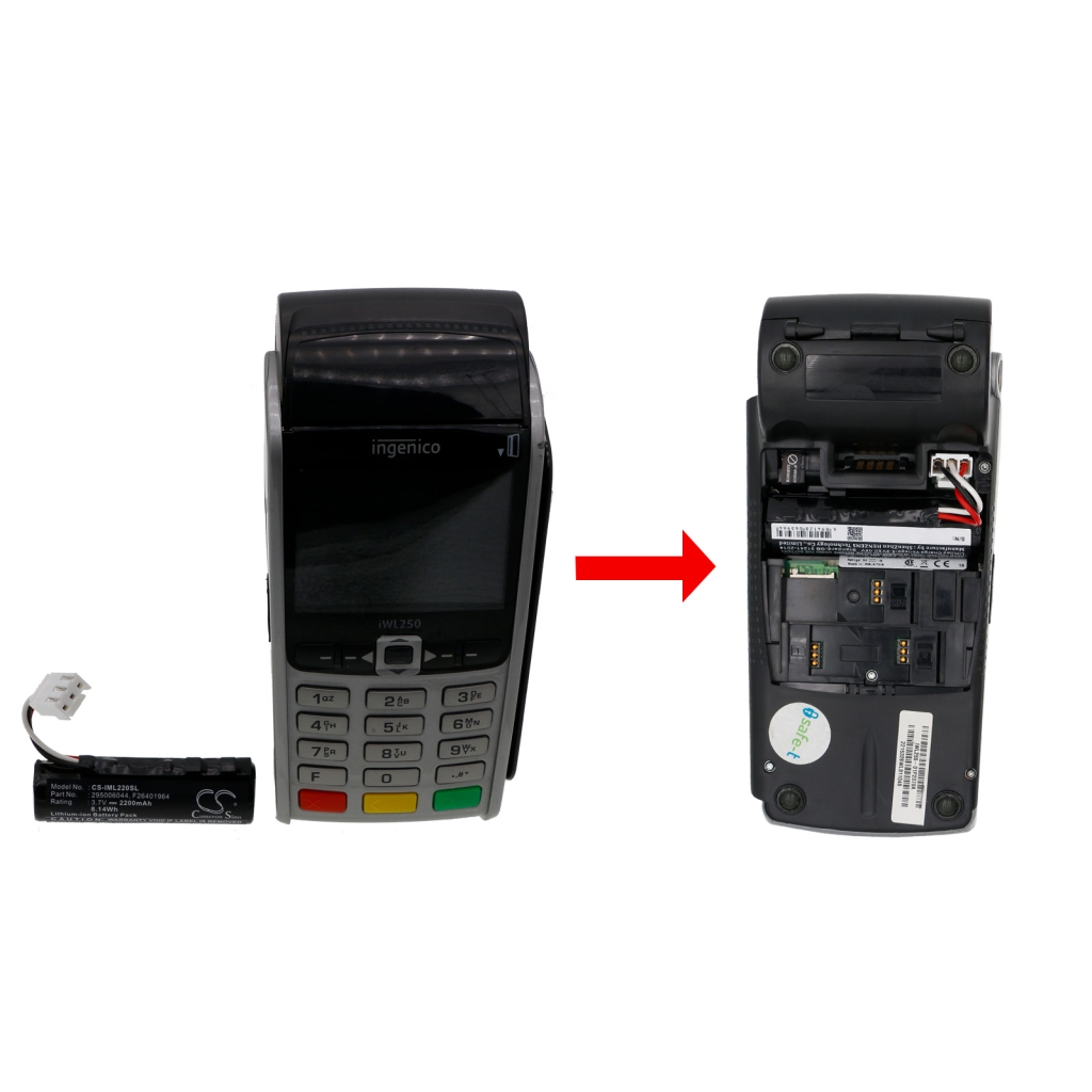 Baterija za terminal za plaćanje Ingenico iWL250 GPRS