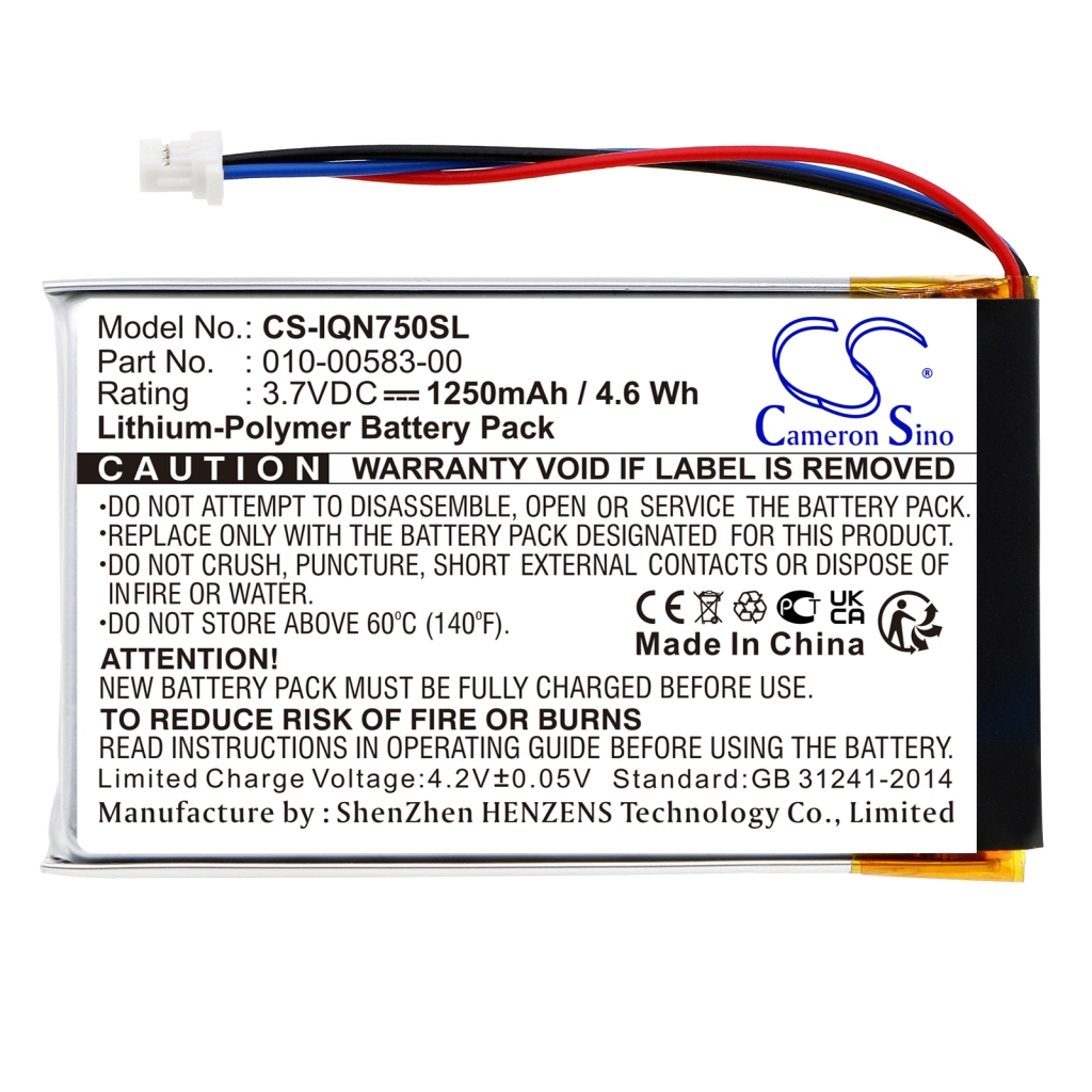 Kompatibilna zamjena baterije za Garmin 010-00583-00