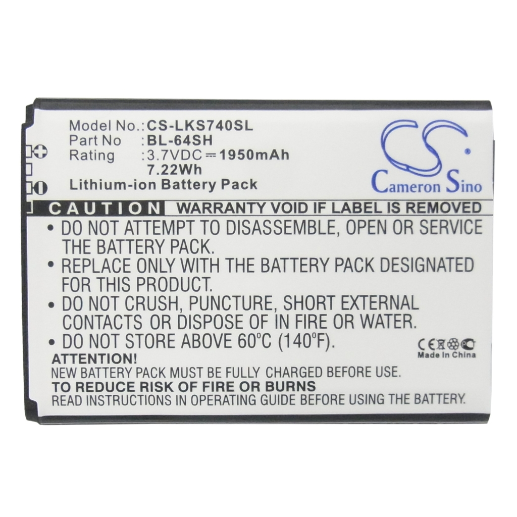 Battery Replaces BL-64SH
