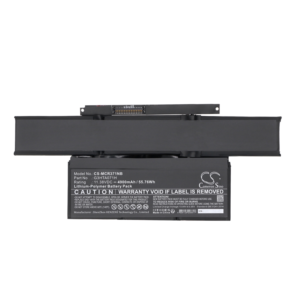 Compatible battery replacement for Microsoft G3HTA071H