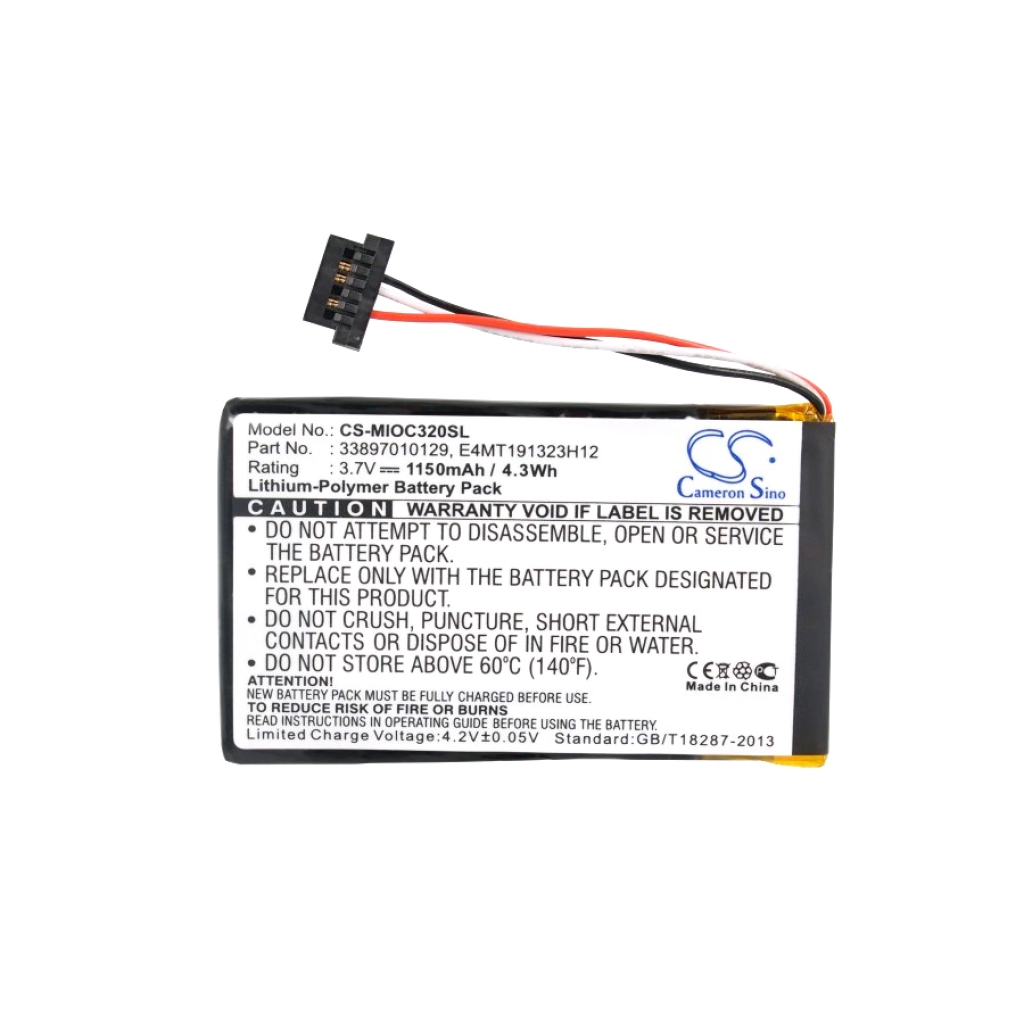 Baterija za GPS, Navigator Mitac CS-MIOC320SL