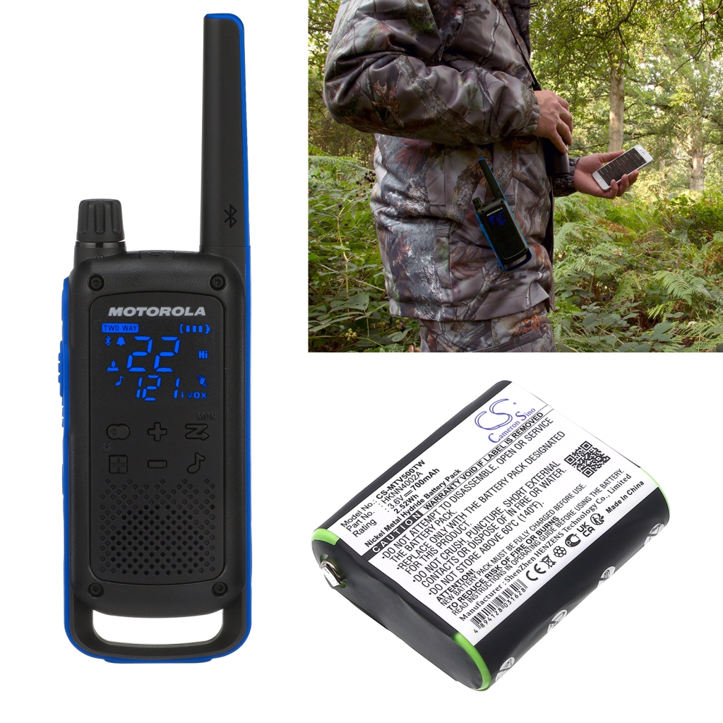 Two-Way Radio Battery Motorola CS-MTV500TW