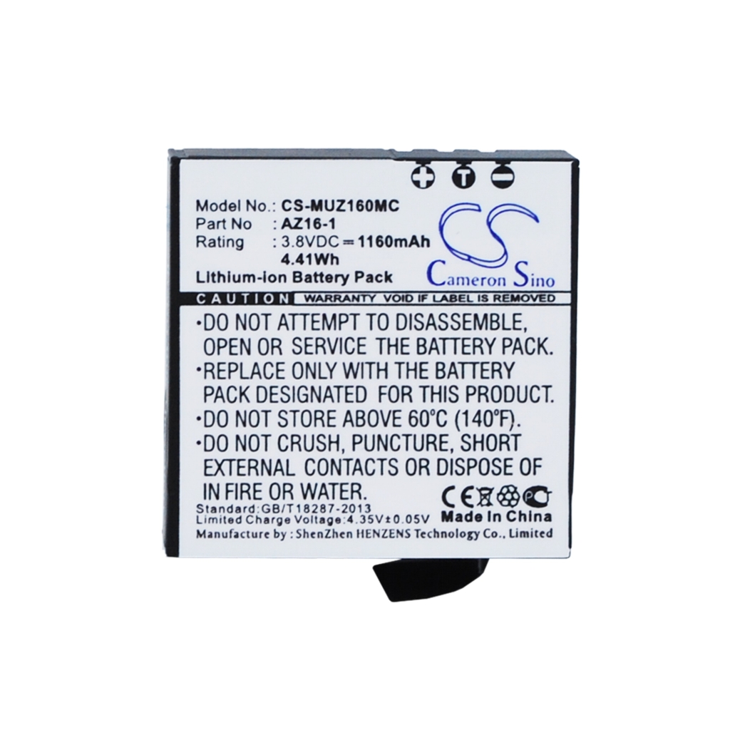 Camera Battery Xiaomi CS-MUZ160MC