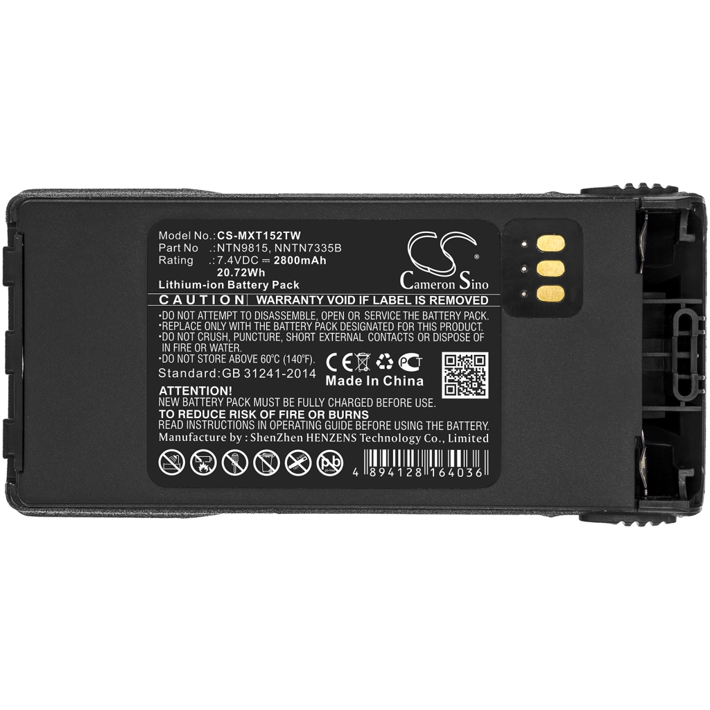 Two-Way Radio Battery Motorola CS-MXT152TW