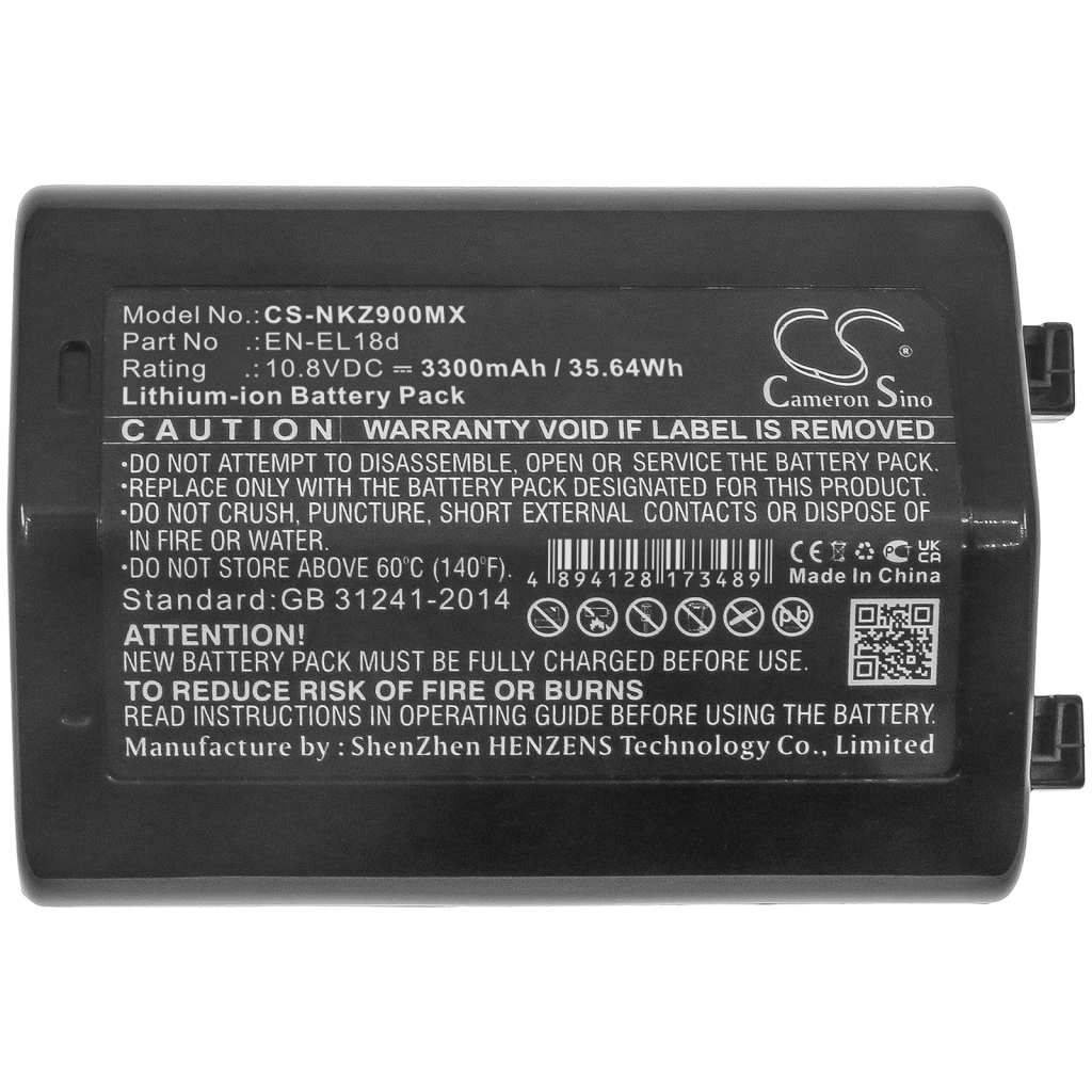 Camera Battery Nikon CS-NKZ900MX