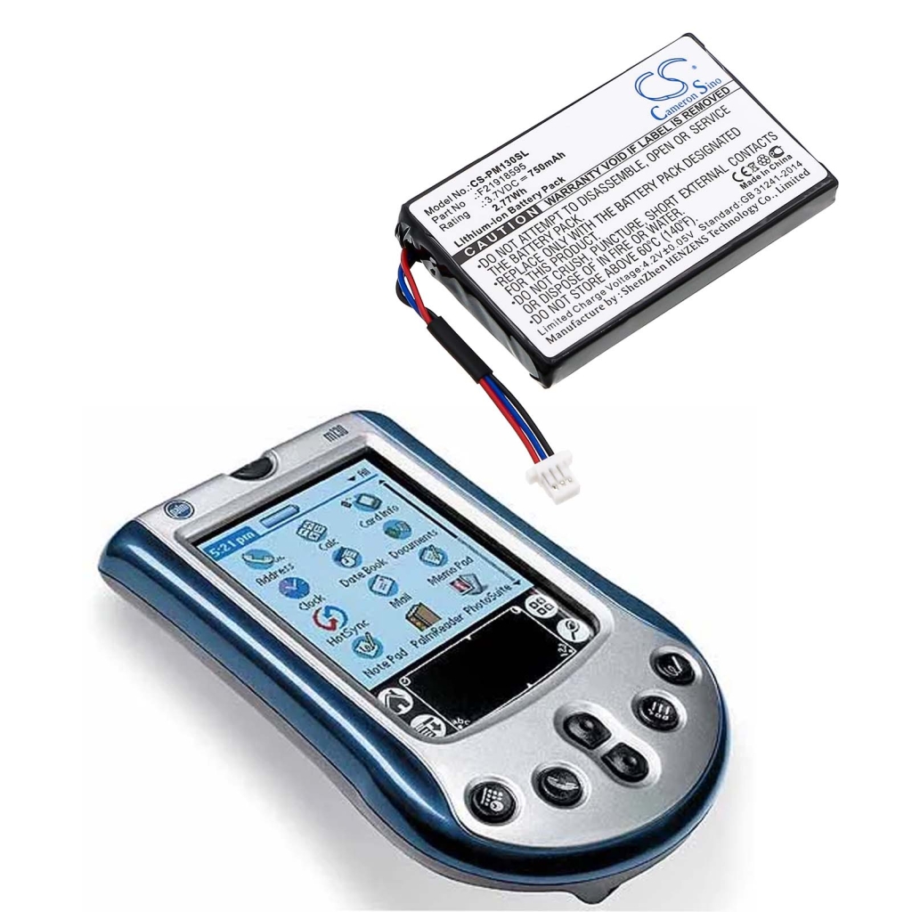 Compatible battery replacement for Palm F21918595