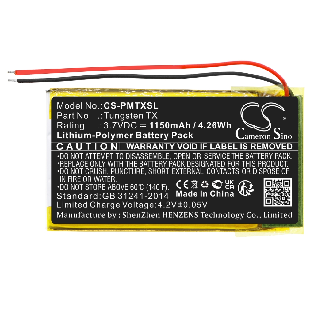 Compatible battery replacement for Palm 