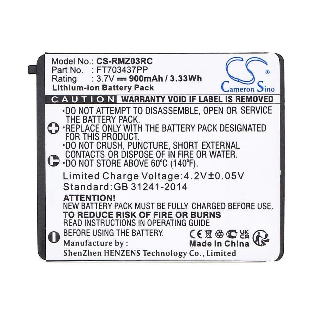 Keyboard Battery Razer CS-RMZ03RC