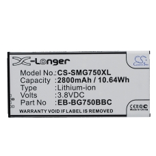 Kompatibilna zamjena baterije za Samsung EB-BG750BBC,EB-BG750BBE