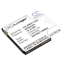 Kompatibilna zamjena baterije za Samsung EB-BG715BBE,GH43-04993A