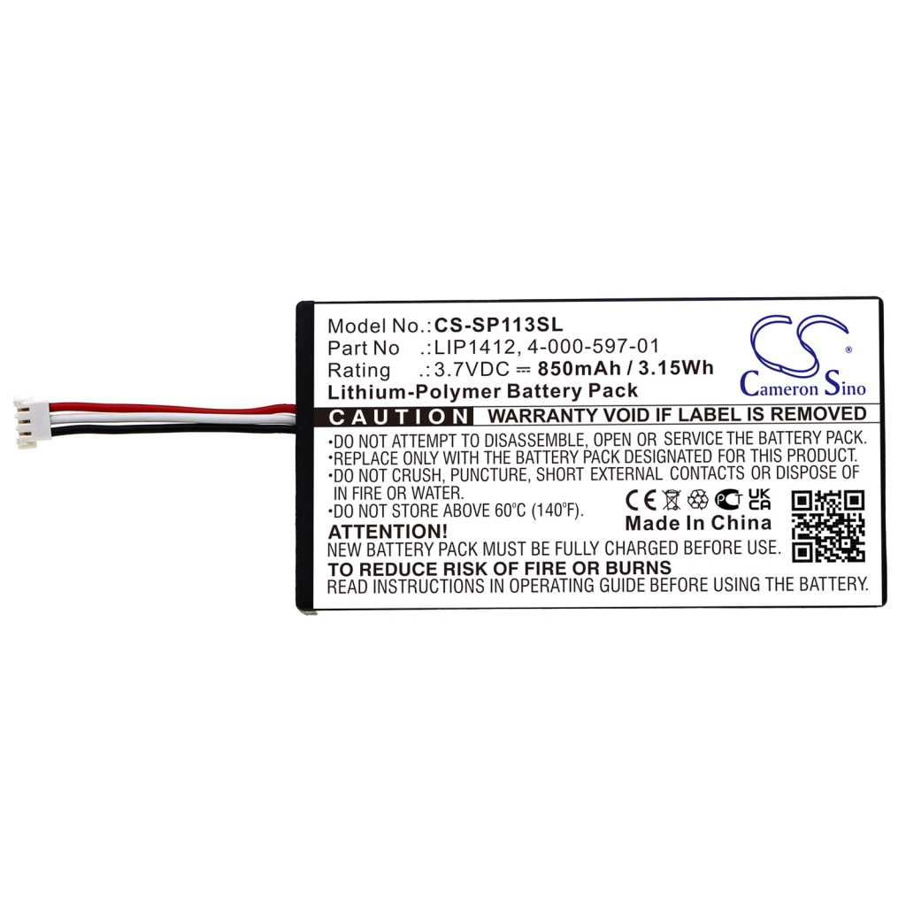 Game, PSP, NDS Battery Sony CS-SP113SL