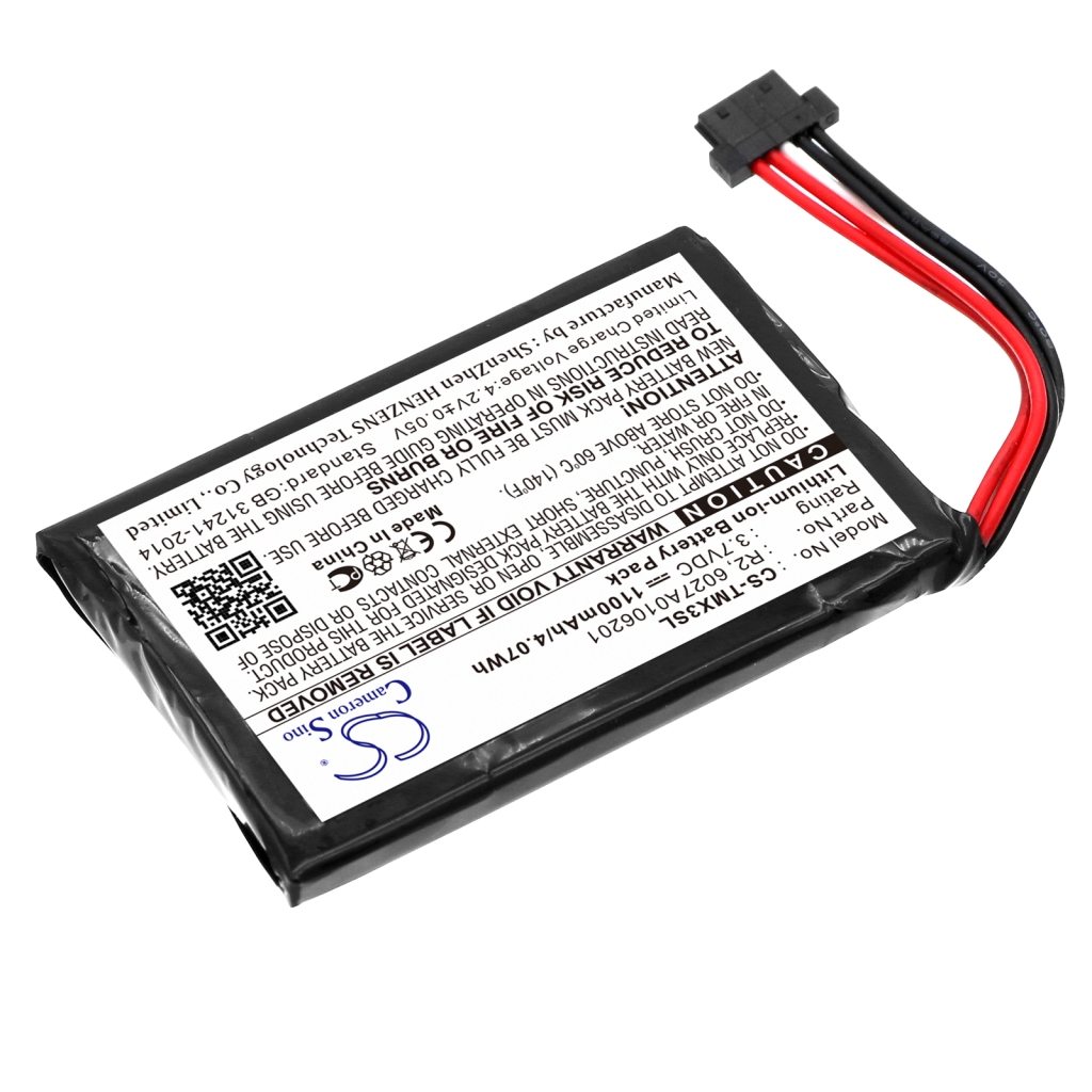 Compatible battery replacement for TomTom 6027A0106201