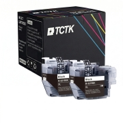 TCTK tintni ulošci LC-3219XL pakiranje 2 kom crna kompatibilni s Brother MFC-J 5330 DW 5730 DW 6530 DW 6930 DW, zamjenjuje LC3219XLBK