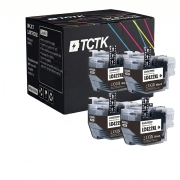 TCTK Ink Cartridges LC-422XL 4-pack Black compatible with Brother MFC-J 5340 DW, for MFC-J 5340 DWE Ecopro, for MFC-J 5345 DW, for MFC-J 5740 DW, for MFC-J 6540 DW DWE, replaces LC422XLBK