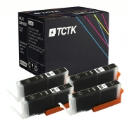 TCTK Tinte CLI-581XXLBK komplet od 4 crna kompatibilan s Canon PIXMA TS 6100 6150 6151 6200 6220 6240 6241 6250 6251 6300 6350 6351 705 8100 8120 8150 8151 8152 8200 8220 8240, zamjenjuje 1998C001