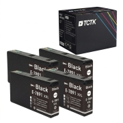 TCTK Ink Cartridges T7891XXL 4-pack Black compatible with Epson WorkForce Pro WF-5100, for WorkForce Pro WF-5110 DW, for WorkForce Pro WF-5190 DW, for WorkForce Pro WF-5600, replaces C13T789140