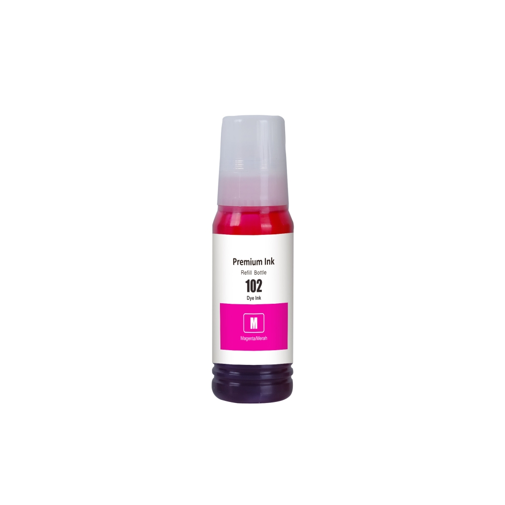 Compatible with Epson 102 / 70ml Ink Magenta (Printing ink - Dye)