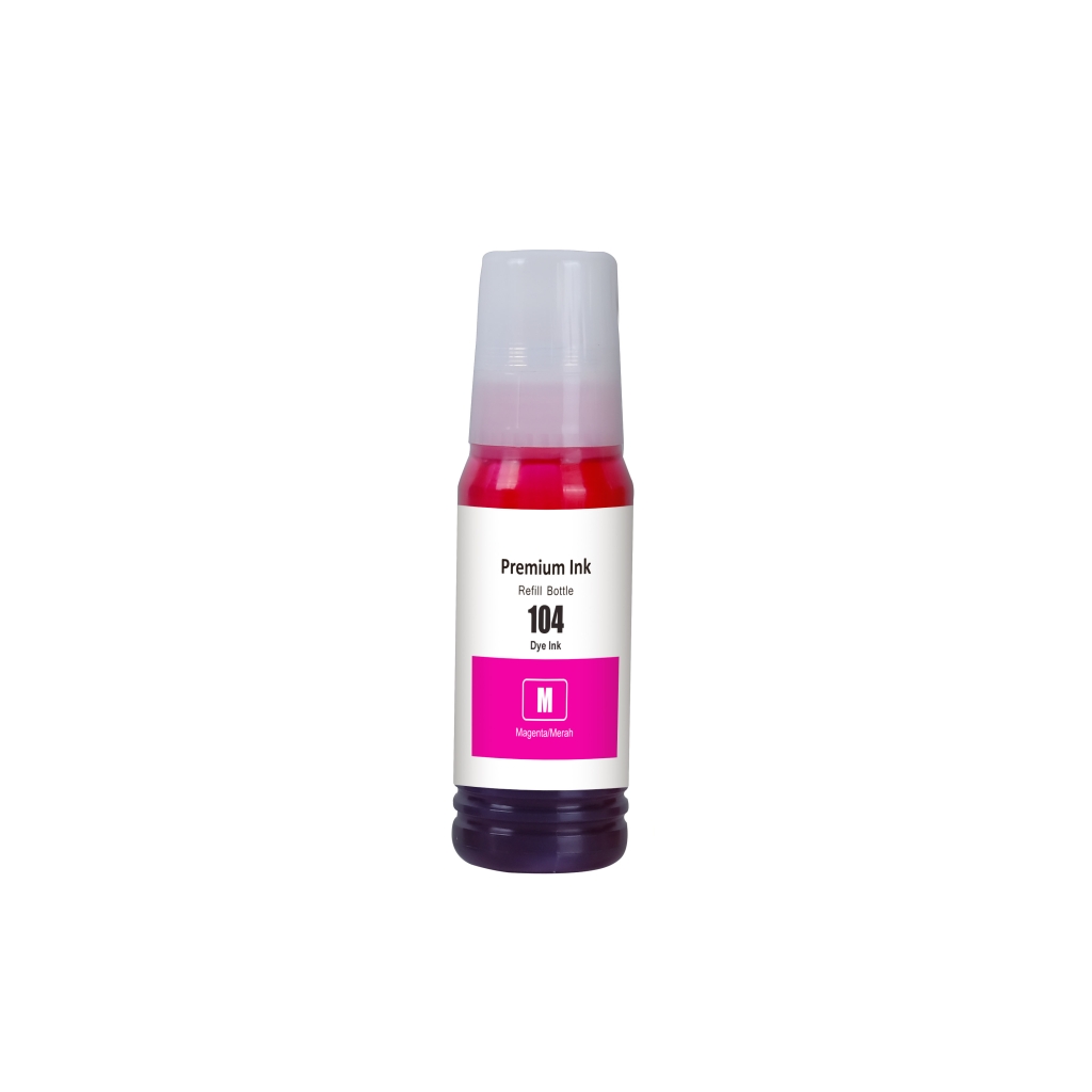 Compatible with Epson 104 / 70ml Ink Magenta (Printing ink - Dye)
