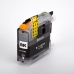 Compatible with Brother LC123BK / 16ml Ink Black (Ink cartridges - Dye)