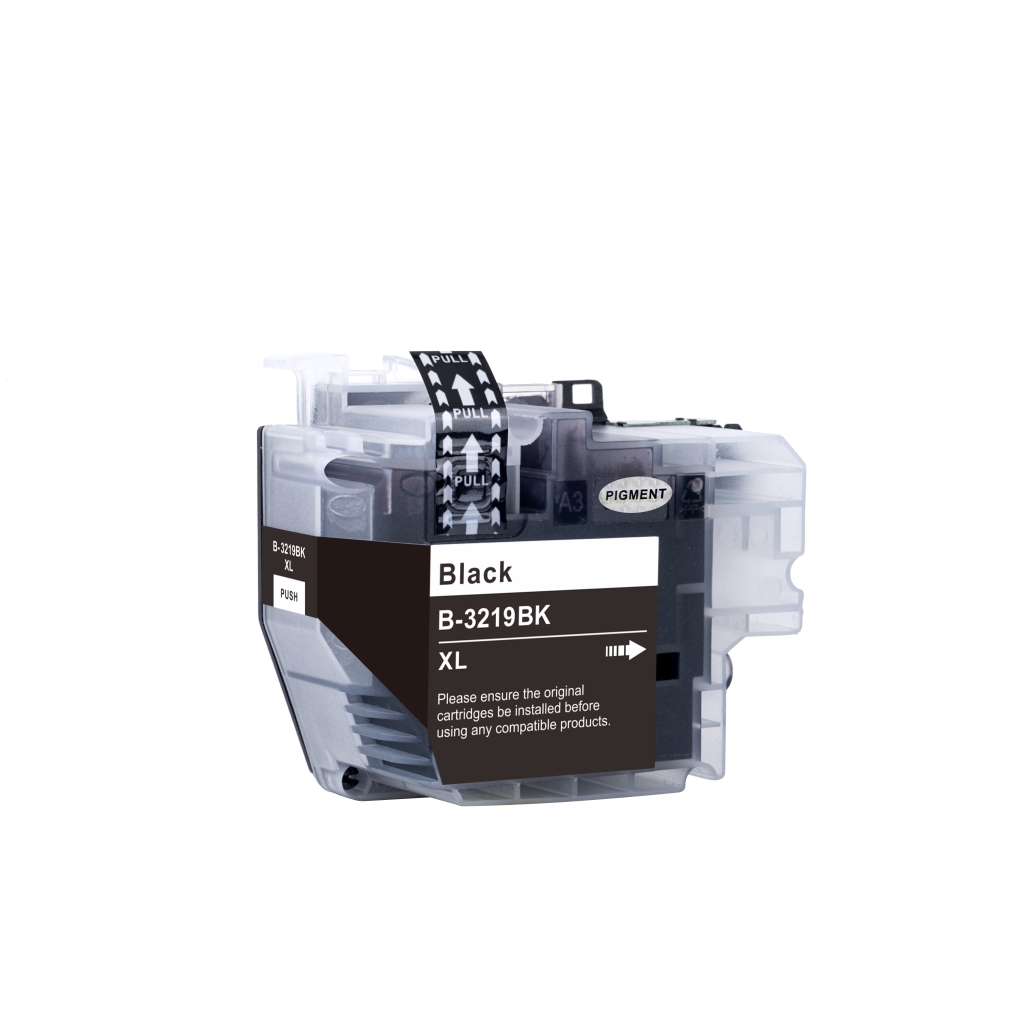 Compatible with Brother LC-3219XL / 65ml Ink Black (Ink cartridges - Pigment)