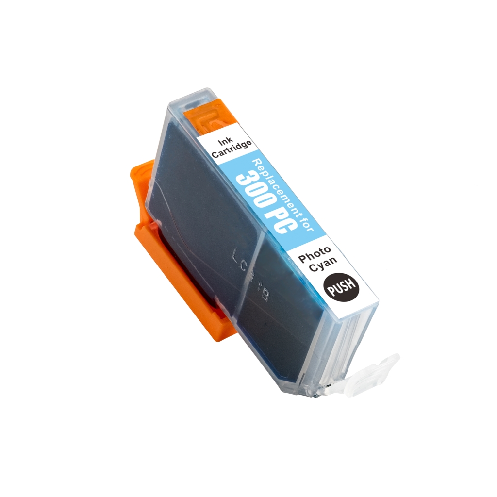 Compatible with Canon PFI-300PC / 14.5ml Ink Photo cyan (Ink cartridges - Pigment)