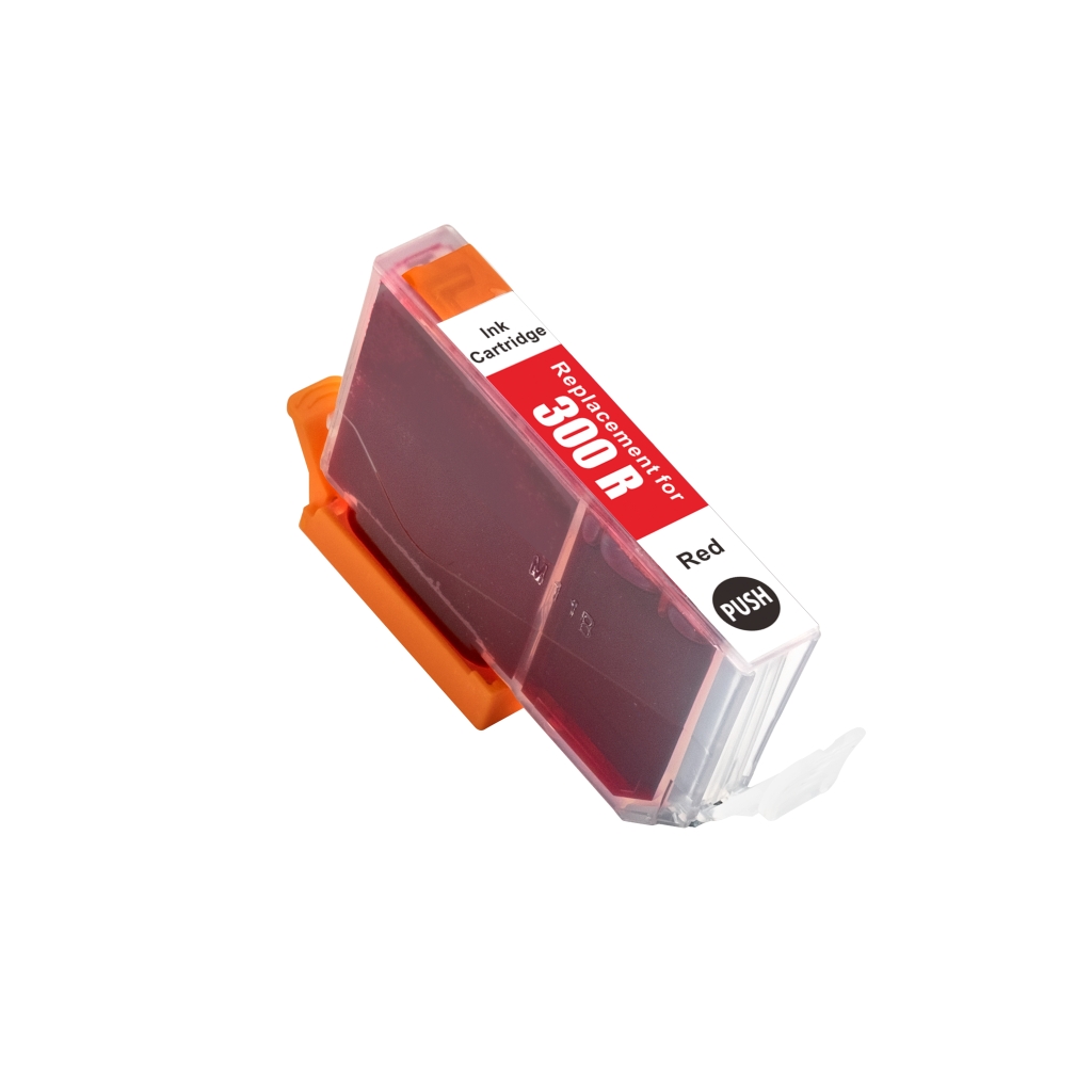 Compatible with Canon PFI-300R / 14.5ml Ink Red (Ink cartridges - Pigment)