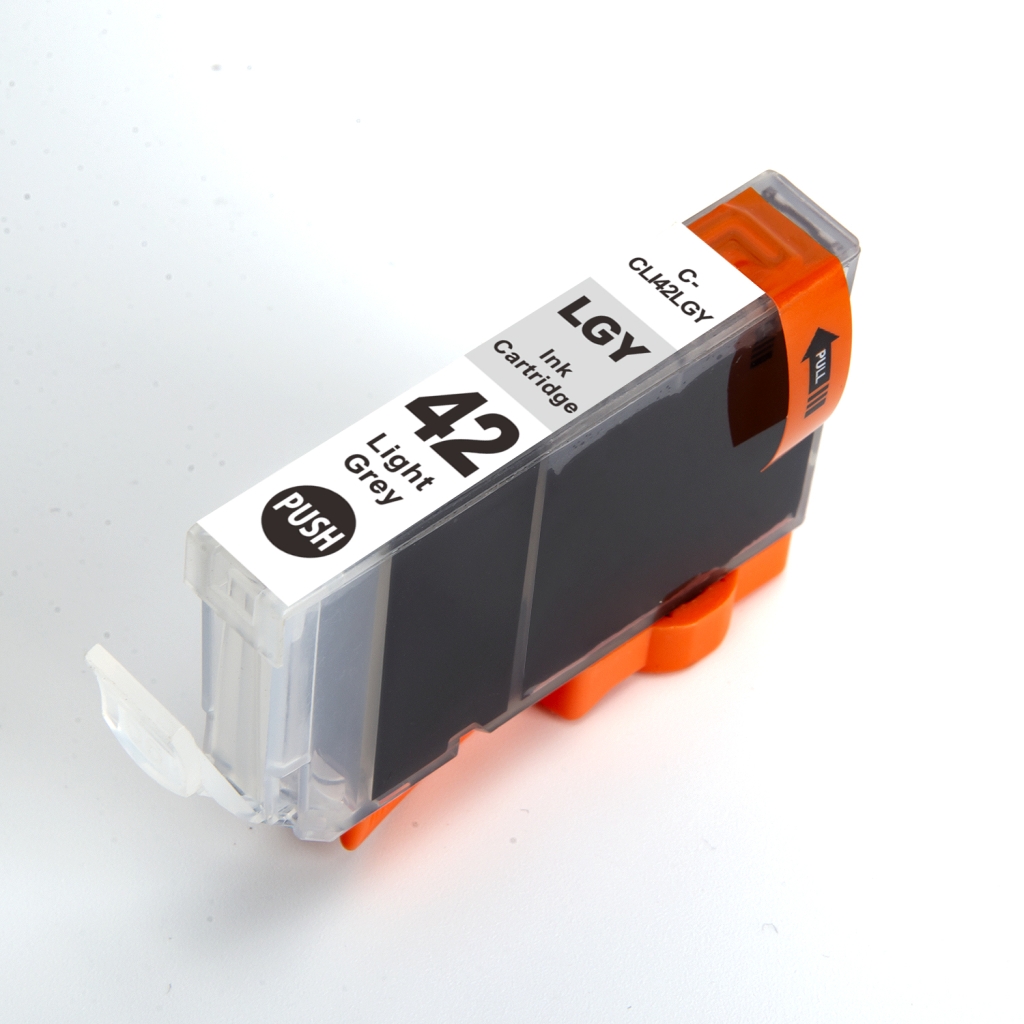 Compatible with Canon CLI-42LGY / 14ml Ink Light gray (Ink cartridges - Dye)