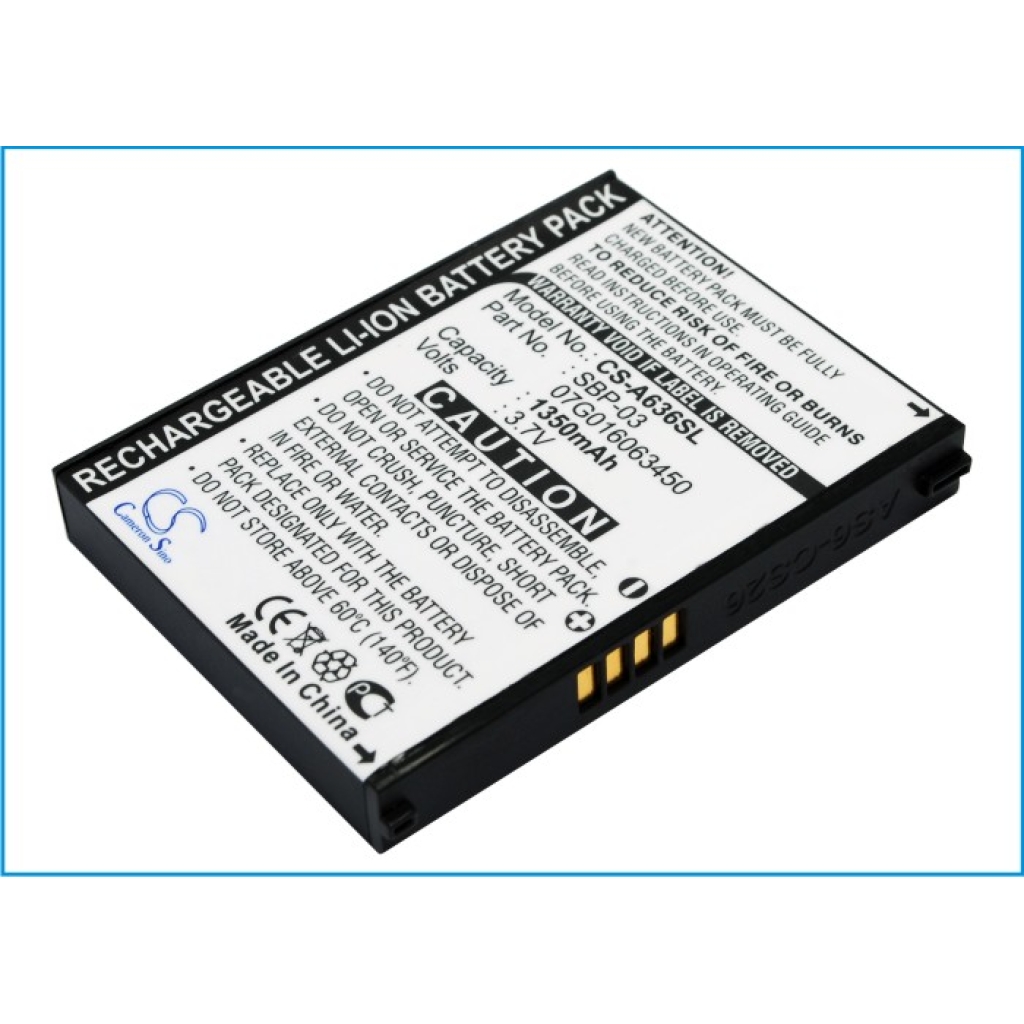 Baterija za GPS, Navigator Asus CS-A636SL
