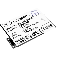 Kompatibilna zamjena baterije za Amazon 170-1032-00,170-1032-01,GP-S10-346392-0100,S11GTSF01A