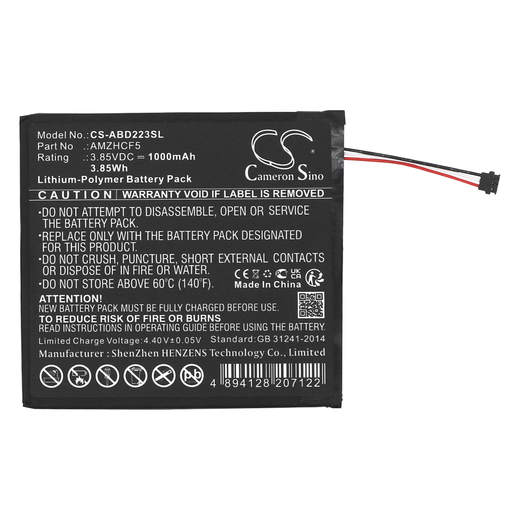 Baterija za Ebook, eReader Amazon CS-ABD223SL