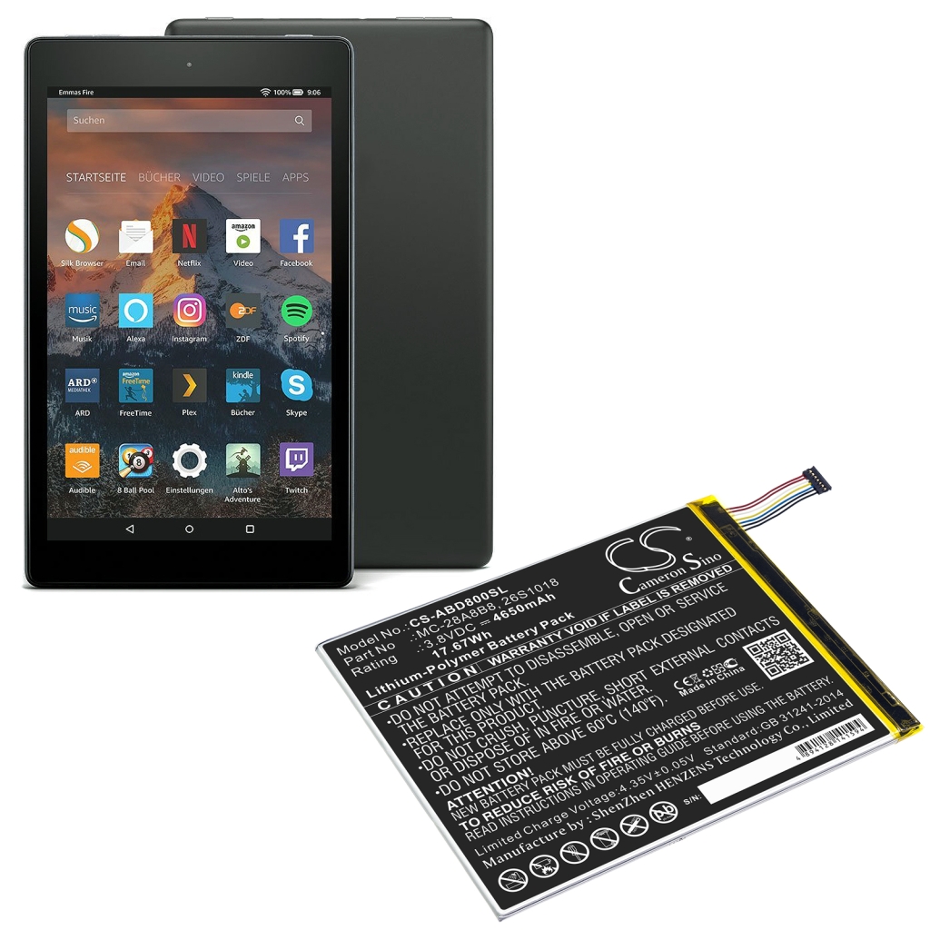 Baterija za tablet Amazon CS-ABD800SL