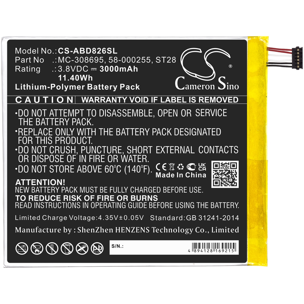 Baterija za tablet Amazon CS-ABD826SL