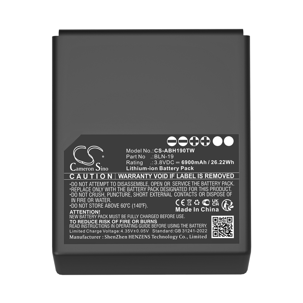 Batteries Two-Way Radio Battery CS-ABH190TW