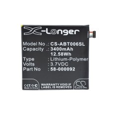 Kompatibilna zamjena baterije za Amazon 26S1006,26S1006-S(1ICP4/84/82),58-000092