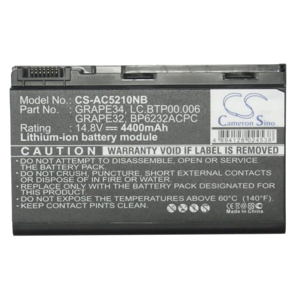 Baterija za prijenosno računalo Acer TravelMate 5520-5678 (CS-AC5210NB)