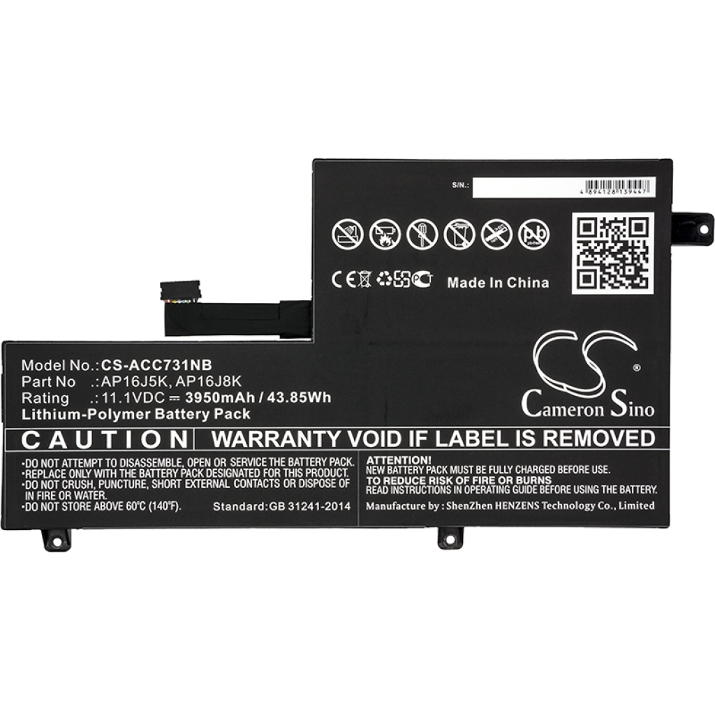 Baterija za prijenosno računalo Acer Chromebook 11 N7 C731T-COX8 (CS-ACC731NB)