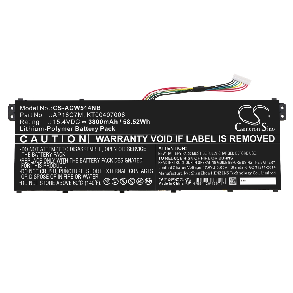 Baterija za prijenosno računalo Acer Swift 5 SF514-54GT-745X