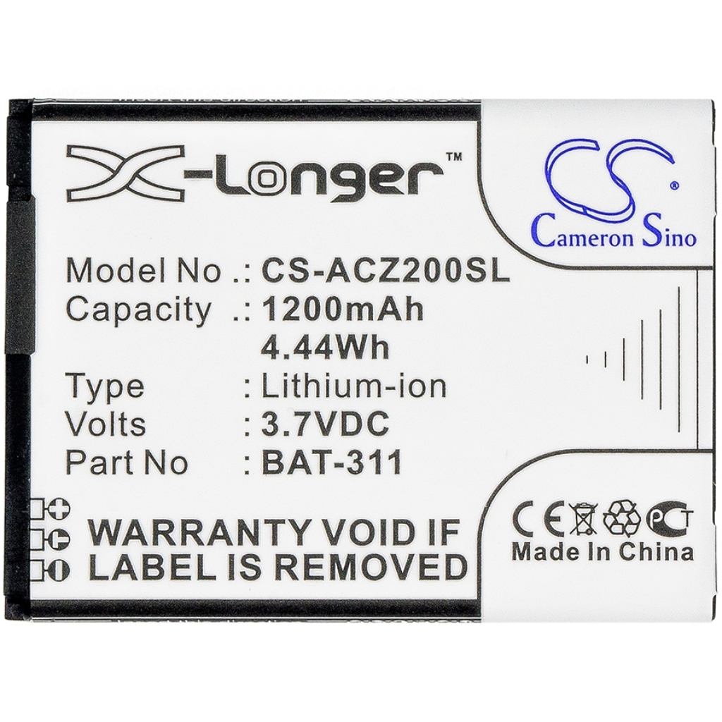 Baterija za mobilni telefon Acer M220 (CS-ACZ200SL)